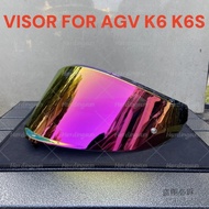 Helmet Visor for AGV K6 K6S Motorcycle Helmet Glasses Moto Casco Sunshield Lens Night Vision Windshi