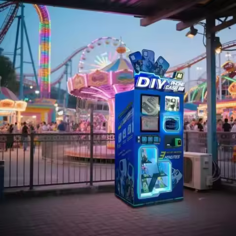 Commercial Automatic Mobile Phone Case Printing Machine Custom Mobile Phone Case Printer Vending Mac