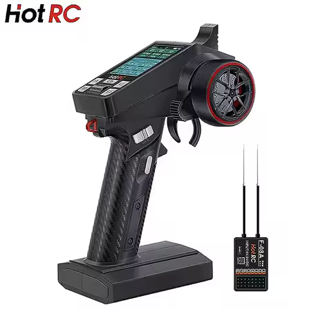 HOTRC Remote Control CT8A Color Screen 8-Channel Off-Road Big Wheel Short Course Rock Crawler Model
