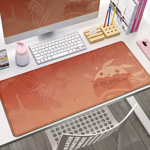 HD Printing Genshin Impact Mondstadt Character Pattern Mousepad Venti Eula Klee Fischl Laptop Gaming