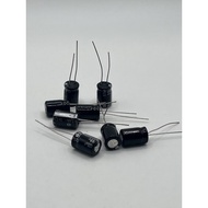 แพ็คละ5ตัว capacitor  120uf 25v 50v 400v