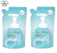 GoodAge Anti-Dry Foaming Bath วิปโฟมอาบน้ำ กู๊ดเอจ ผิวแห้ง-แห้งมาก 430 มลชนิดถุงเติม แพ็ค 2 ถุง
