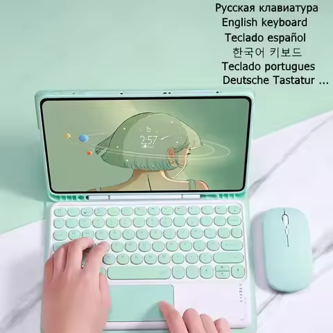 For Samsung Galaxy Tab S9 FE 10.9'' 2023 Touchpad Keyboard for Samsung Tab S9 FE Case SM-X510 X516B 