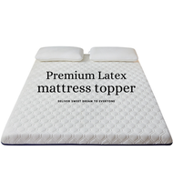 Blended latex mattress topper 6cm/9cm/single/super single/queen/king