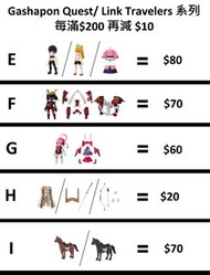全新現貨 Link Travelers 武之國 巫女神女服裝武士帥匠素體普通馬匹座騎 Premium Bandai 日本網上扭蛋 食玩盒裝 角色選擇03 Feat. UMA #リンクトラベラーズ 食玩