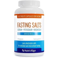 Nutri-Align Fasting Salts Fasting Electrolytes, 120 Capsules | Pure Electrolyte Capsules for Fasting