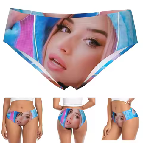 Custom Spanish Lola Indigo Panties Briefs Women's Comfort Briefs Underwear Breathable Female Underpa