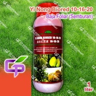 1L Yi Nong Biored 10-16-20 + TE / Baja Semburan Foliar / Baja Bunga Buah