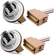 Jodriva Rear Car Lamp Holder with Wire Harness, for Ford, for F-150, 2004-2017, Light Signal Socket 