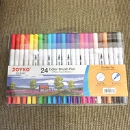Color Brush Pen Joyko 24 Warna