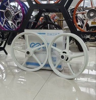 Enkei Mags 5 Spokes For Raider150 Carb/FI Front Disc 4 holes Rear Disc 3 Holes 1.6*17/1.6*17