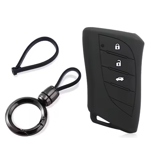 For Lexus NX LC GS RX ES IS LX RC LS500h LS500 LC500 LC500h Silicone 3 4 Button Remote Key Cover Car
