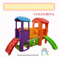 Kindergarden Kid Indoor Outdoor Giant Playground Slide Play Set Gelongsor