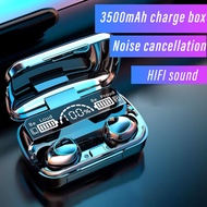 [hot] Bluetooth Earphones Headphone Fone Stereo Headset with Mic Earbuds 3500mAh Charging