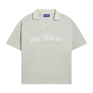 Áo thun polo nam nữ phông có cổ trẻ trung boxy Local Brand Chính Hãng City Cycle Áo Polo Overthinkin