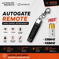 Universal Remote Control 330MHz 433MHz Multi Code Autogate Garage Door Alarm + Keychain Gate Pagar A