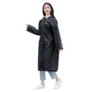 Jas Hujan Dewasa Wanita Korea Fashionable Motif Kotak Lucu Bahan EVA Anti Rembes - 520