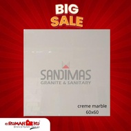 SANDIMAS LANTAI GRANIT CREME MARBLE 60X60 POLISH