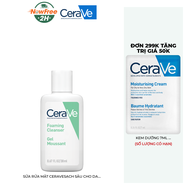 [Mini] Sữa Rửa Mặt CeraVe Sạch Sâu Cho Da Thường Đến Da Dầu 30ml