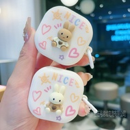 For Samsung Galaxy Buds2/3Pro/Pro/live/fe gum earphone case buds Core2025 Coffee Rabbit Shockproof h
