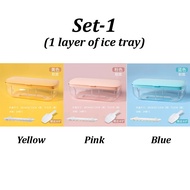 Lazy Silicone Ice Maker / Ice Cube Mold / Ice Storage Box with Lid / Ice Mold Box / FREE Ice Shovel