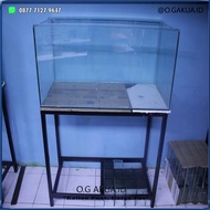 Aquarium / akuarium kaca bening 80x40x40cm 8mm