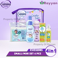 [CS]Perlengkapan Cussons Baby Gift Set Small Mini Bag 7in1 Ungu/Pink/Biru Plus Sabun dan Telon| Traf