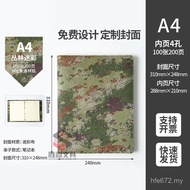 Learning Camouflage Notebook Education Notepad Business Oxford Cloth Notepad Loose-leaf A4 Training 