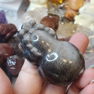 #銀曜石貔貅擺件
