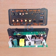 Amplifier D100 Board All-in-One 100W Dengan Mic MP3 Bluetooth AC DC