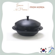 [Queensense Olbia] IH Cauldron Pot 18 - 20 - 22 - 24cm | Korean Traditional Hot Pot Gamasot Rice Cooker Korea Kitchen Living Dining | Ceramic Coated Induction Cauldron