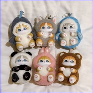 SQ4 Mofusand Plushie Kiramekko Animal Costume Cute Vinyl Plush Blind Box Bag Charm QS4