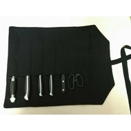 6 Pocket Japanese Chef Knife Roll Bag Canvas Knife Roll Carry Case Chef Wallet 8P6J