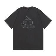 T-shirt Evisu/T-shirt Uniseks Evisu T-shirt bercorak T-shirt longgar gaya Jepun Amerika XQBQ