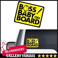 Unique Cute Car Stickers Cutting Sticker Boss Baby On Board