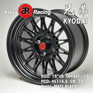 Atara Racing KYODAI 15x9 4x114.3 Black