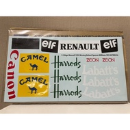 [Sale] 1/2 Mansel 1992 FW14b World Champion Helmet Model Water Sticker