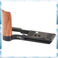 [W F S B] L-Shape Side Handle Hand Grip Quick Release Base Plate for R50V Mirrorless Camera with 1/4