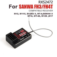 AFRC RXS2472 Compatible Receiver Suitable For SANWA M12, M11X, EXZES X, MT-4,GEMINI X,MT-S, MT-4S, M