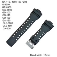 Matte Watch Strap GA-100 GA-110 GA-120 GA-150 GA-200 GA-300 GA100 GA110 GA120 GA150 GA200 GA300