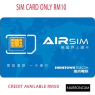 AIRSIM GLOBAL ROAMING SIM CARD
