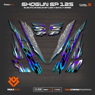 UV TRANSPARENT STRIPING SHOGUN SP 125 MOTIF K2 STICKER SUZUKI SHOGUN SP 125 R STICKER LIST SHOGUN SP