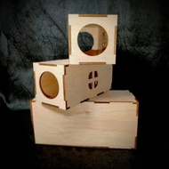 Hamster Wooden Tunnel Tunnel