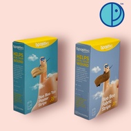bpositive Boo Fabric Tan Plaster Strips Wound Waterproof Plaster for Wound (Size 20 Pieces/Box)