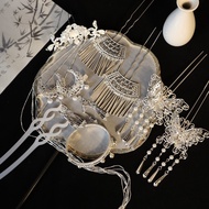 Chinese Ancient Silver Palace Style Hair Accessories Set