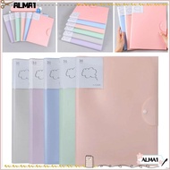 ALMA 1Pcs A3 Paper File Folder, Student Stationery Office Supplies A3 Document Bag, 20/30/40 Pages P