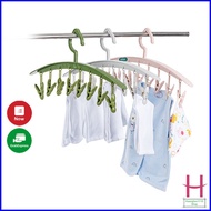 Hokori 2821-1 8-clip plastic hanger, high-quality Viet Nhat plastic, convenient multi-purpose hanger