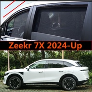 For Zeekr 7X 2024-Up Magnet Car Sunshade UV Protection Car Curtains Car Accessories