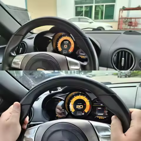 A Car Digital Cluster For Porsche Cayman Boxster 981.1-987.2 2005-2012 Dashboard Odometer Instrument