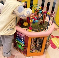 兒童大號多功能繞珠百寶箱1-2-3歲嬰兒寶寶早教益智串珠玩具